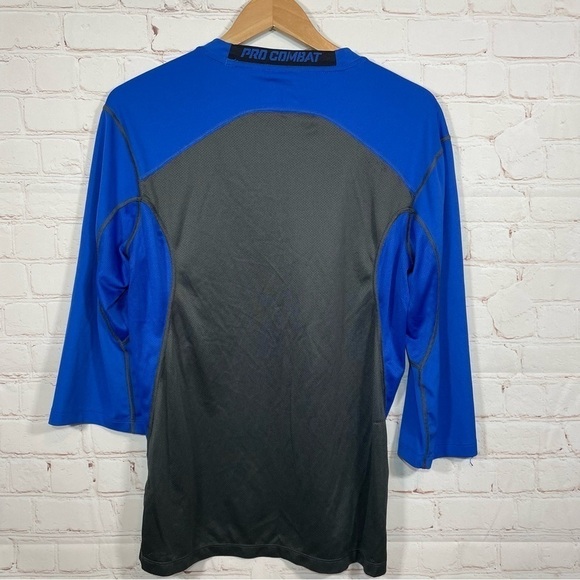Nike Pro Combat Shirt Mens Large Ken Griffey Jr Swingman Fitted Blue Gray - Picture 5 of 11